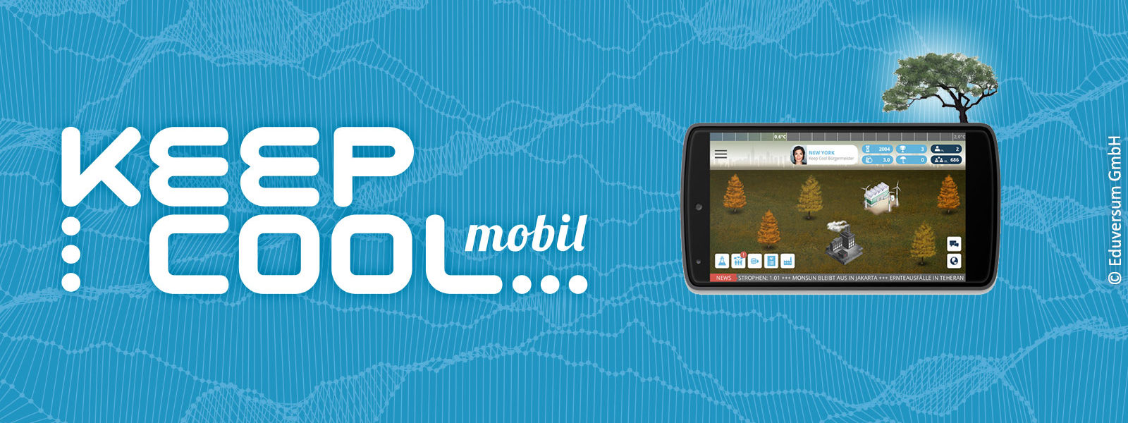 Die Spiele-App Keep Cool mobil auf einem Smartphone