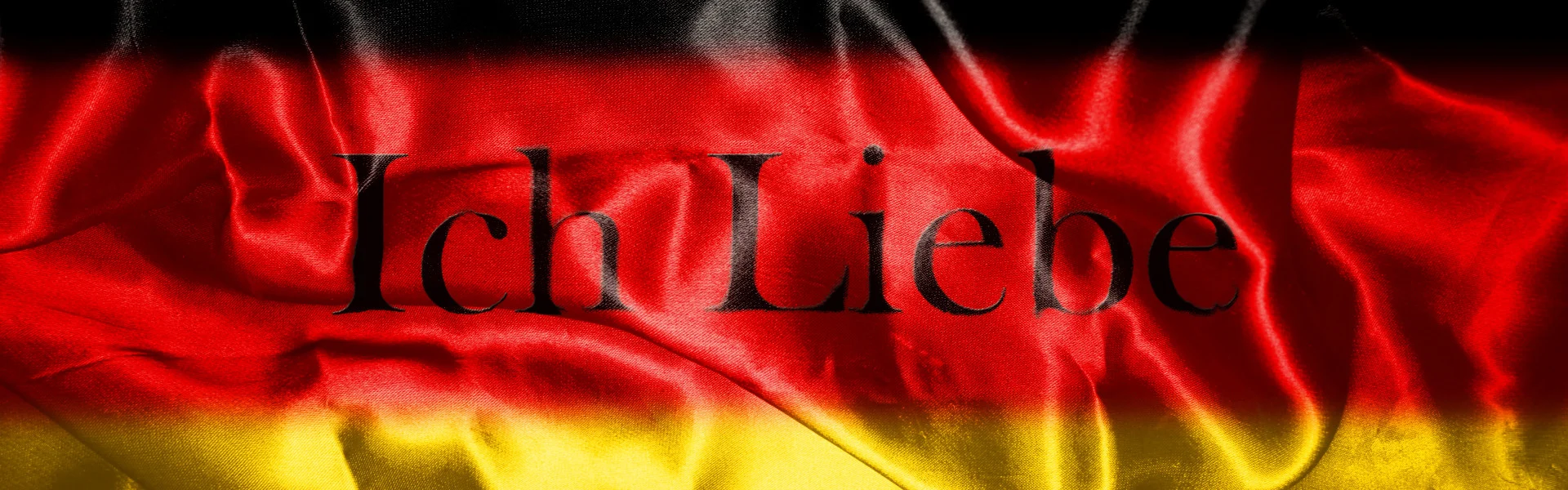 Flagge von Deutschland mit der Aufschrift
